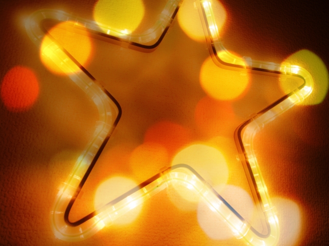 クリスマスの立体看板